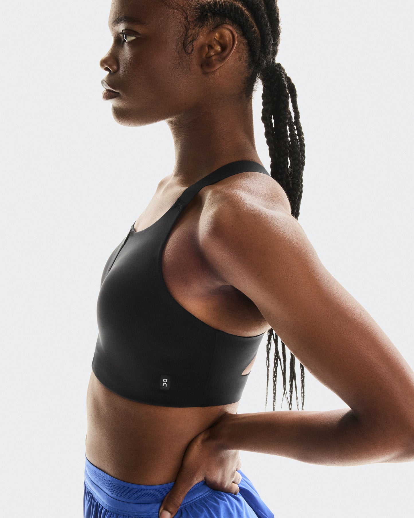 Endurance Bra Zip Black