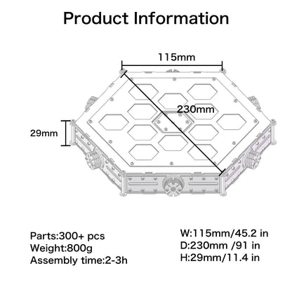 Model display stand assembly kit