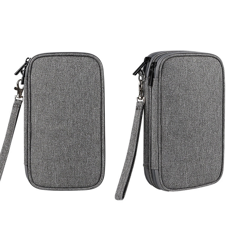 Digital accessory storage bag with multiple layers