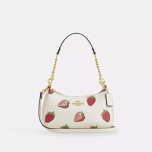 Coach Teri Shoulder Bag With Strawberry Print