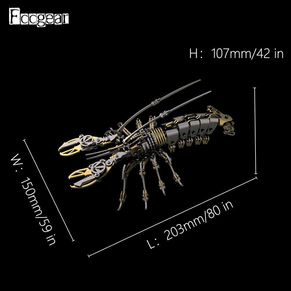 FCCGEAR 3D metal mechanical lobster