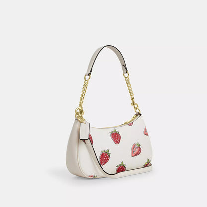Coach Teri Shoulder Bag With Strawberry Print