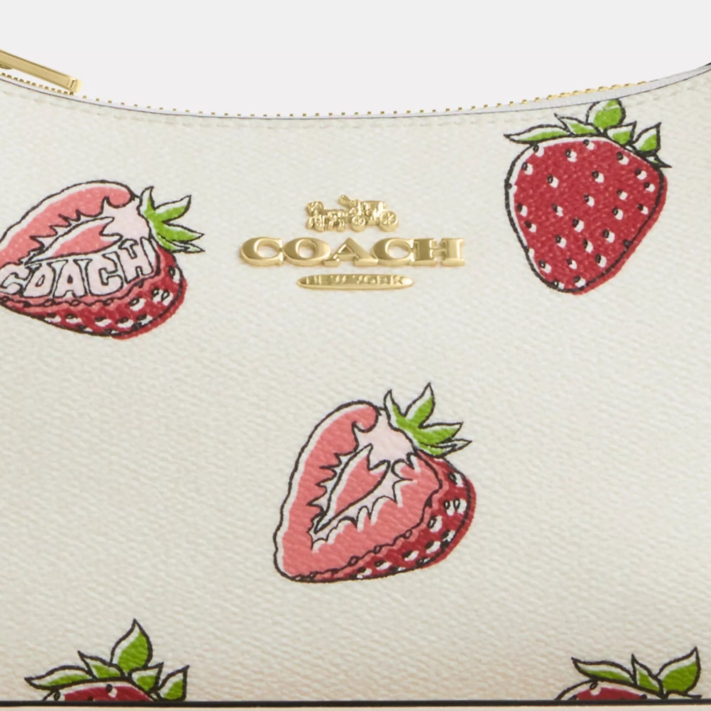 Coach Teri Shoulder Bag With Strawberry Print
