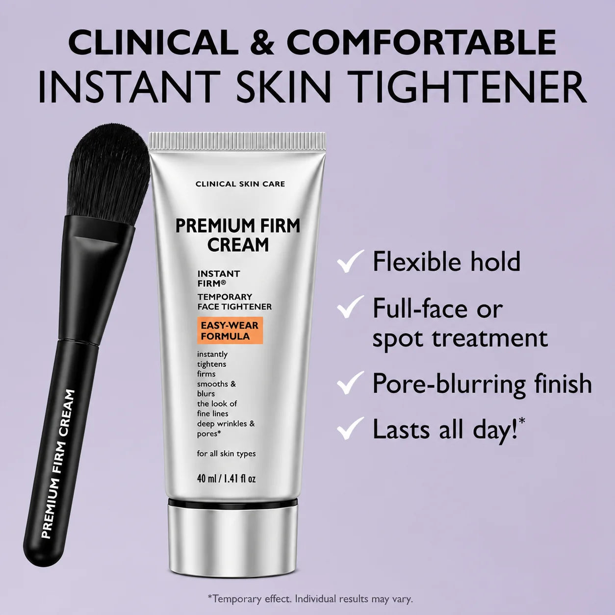 Instant FirmingTemporary FaceTightener Easy-WearFormula