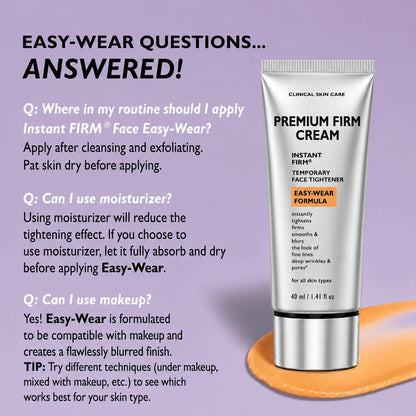 Instant FirmingTemporary FaceTightener Easy-WearFormula