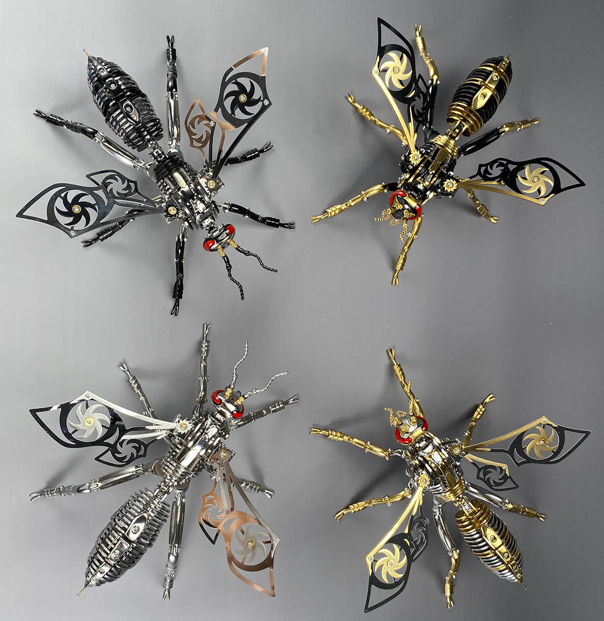 3D Mechanical Wasp Stainless Steel Assembly Kit