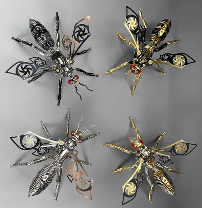 【Flash sale】3D Mechanical Wasp Stainless Steel Assembly Kit（Ship from USA,AU,）3-5days delivery.