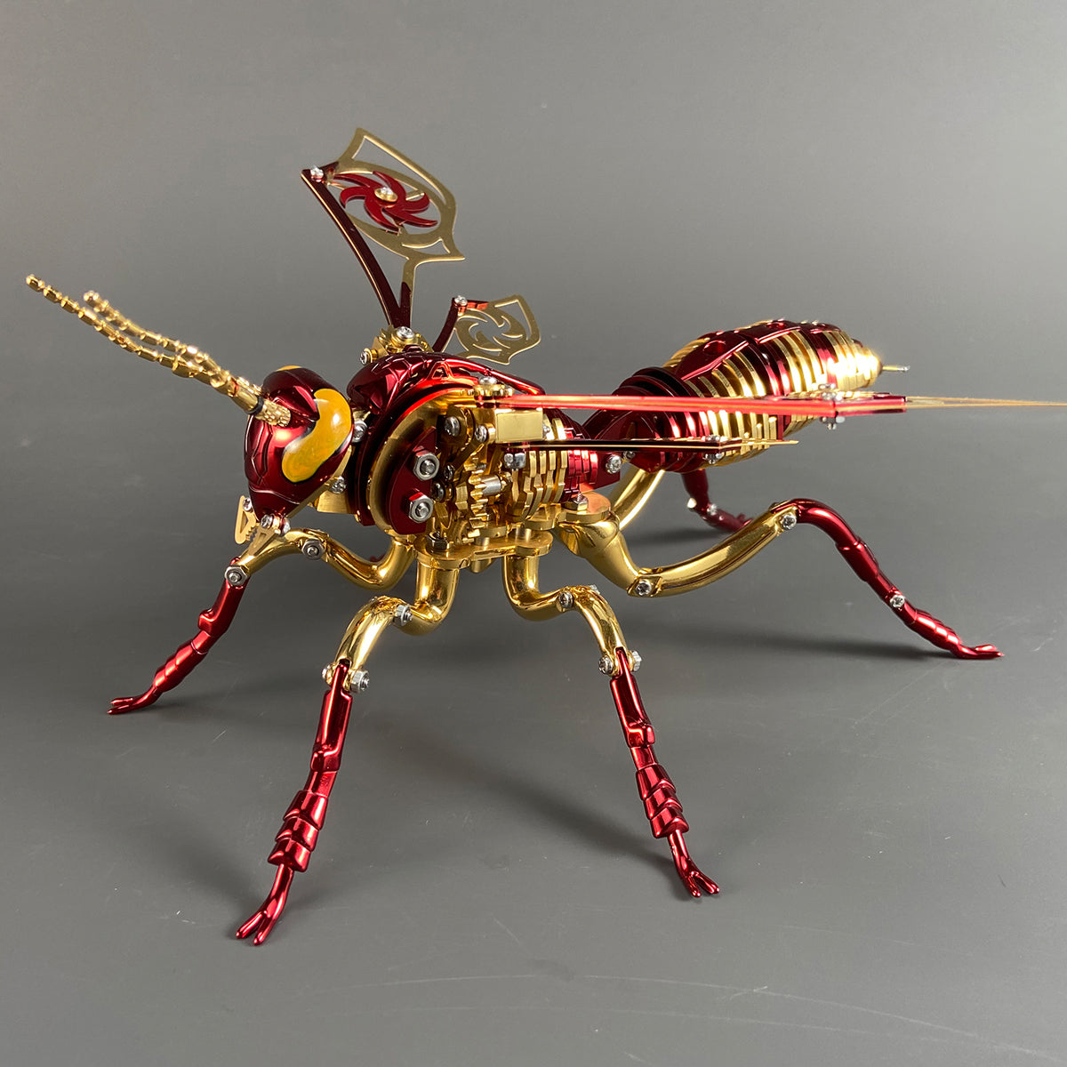 【Flash sale】3D Mechanical Wasp Stainless Steel Assembly Kit（Ship from USA,AU,）3-5days delivery.