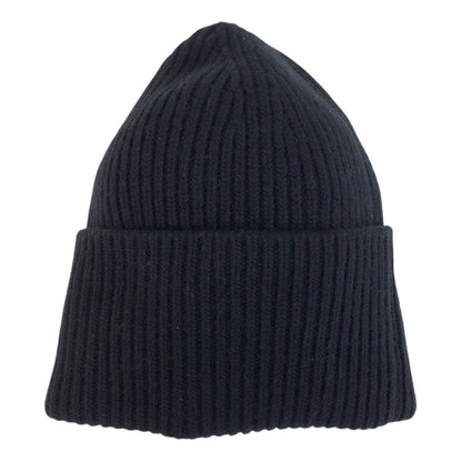 LOUIS VUITTON Knit cap M77872 wool Black White Monogram LV Headline Beanie No Size (See Description)