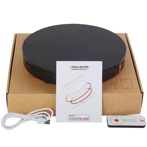 Rechargeable electric remote control model rotating display turntable