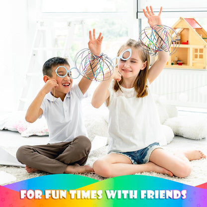 Flow Ring Spinner Ring Arm Toy - Stainless Steel