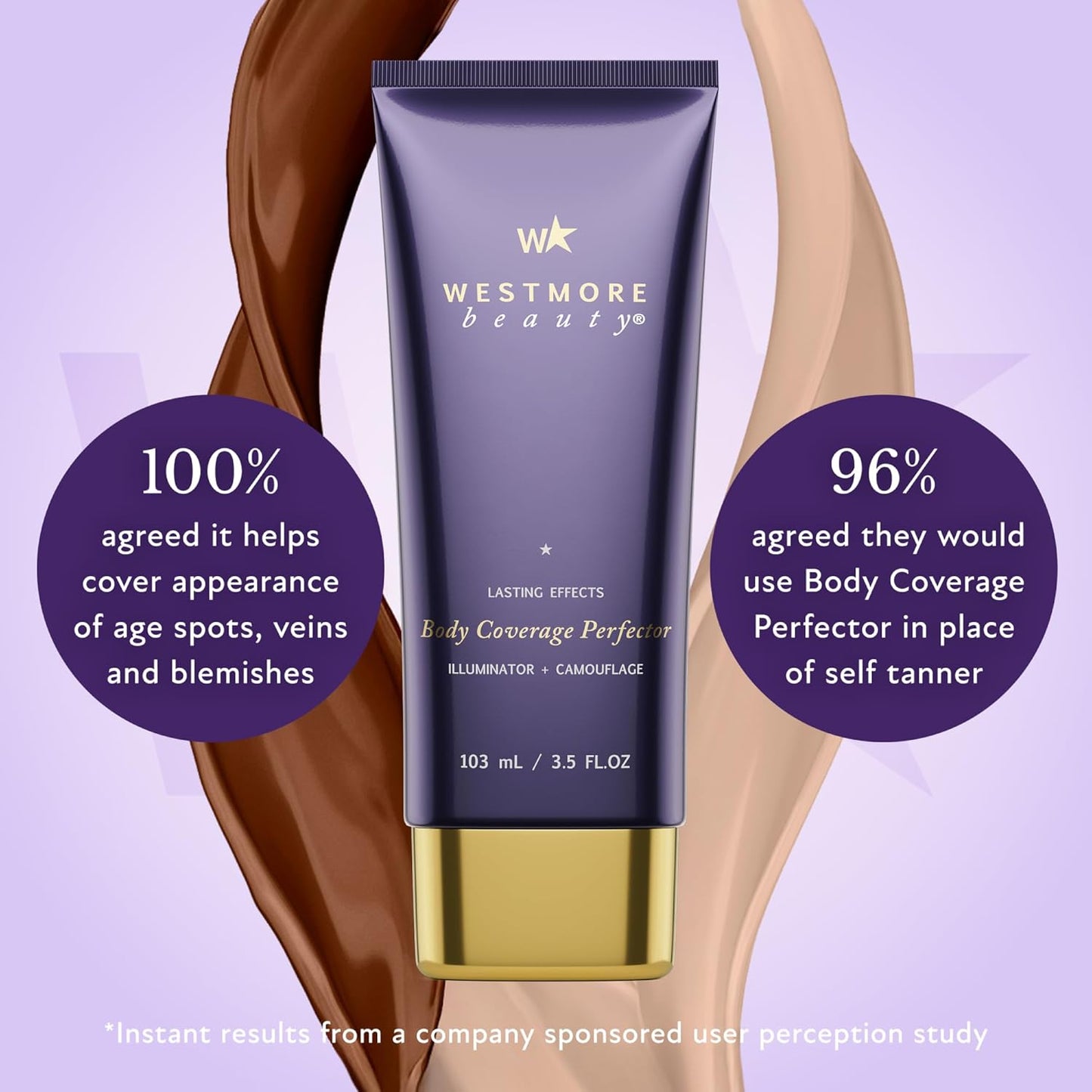 Body Coverage Perfector – Waterproof Leg & Body Makeup - Tattoo Cover Up Makeup
