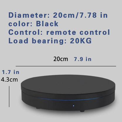 Rechargeable electric remote control model rotating display turntable