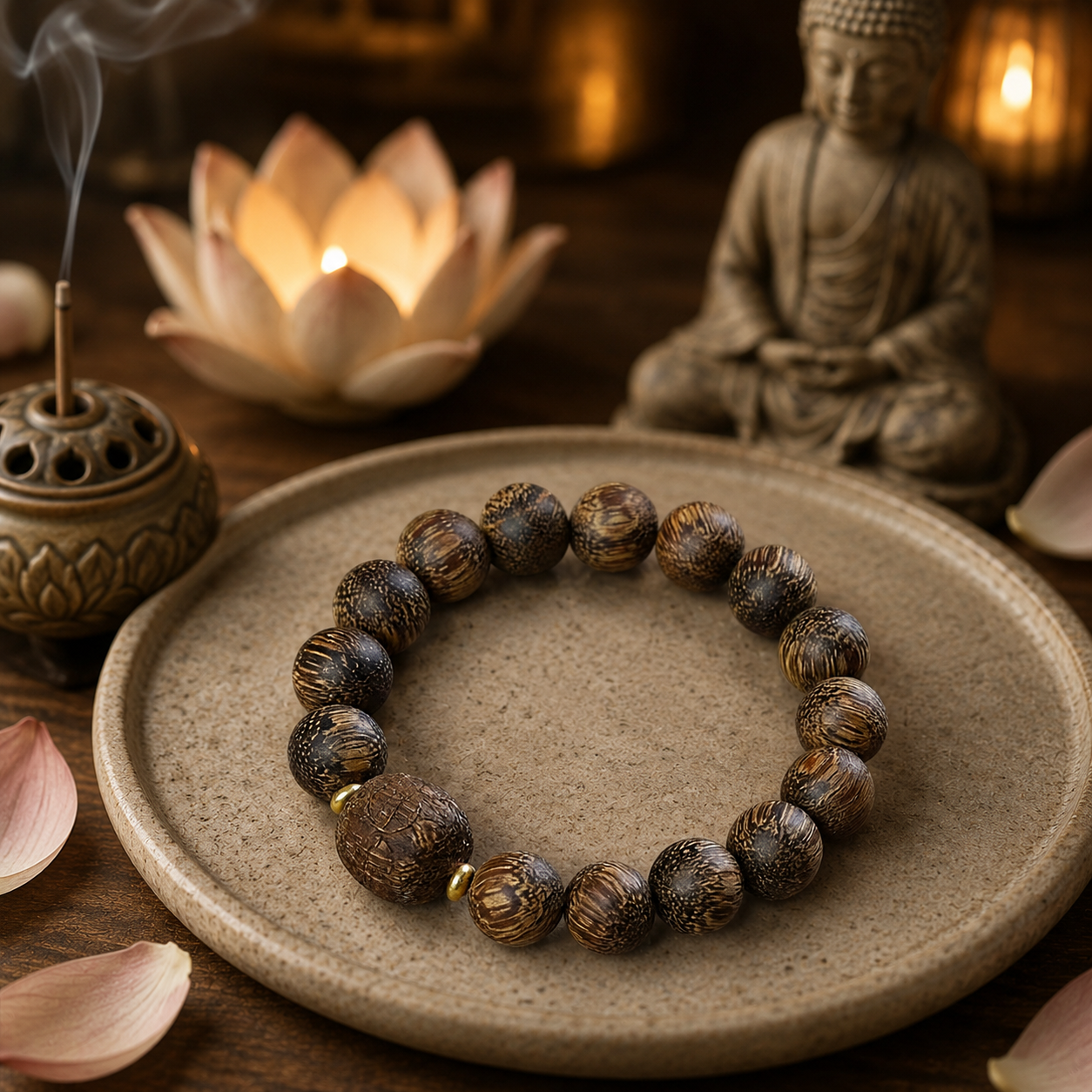 Blessed Wooden Protection Bracelet
