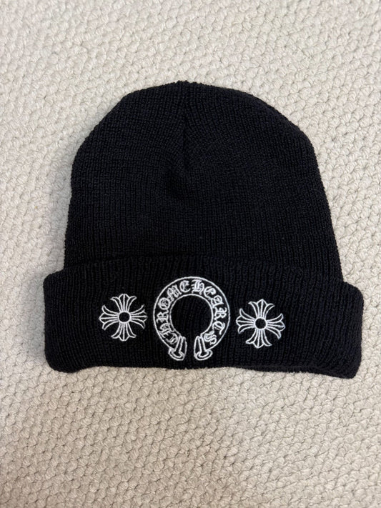 Chrome Hearts Horseshoe Embroidery Beanie