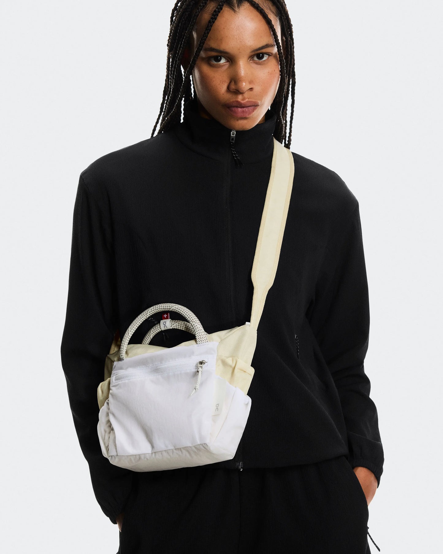 Track Pack Mini Elite Cream|White
