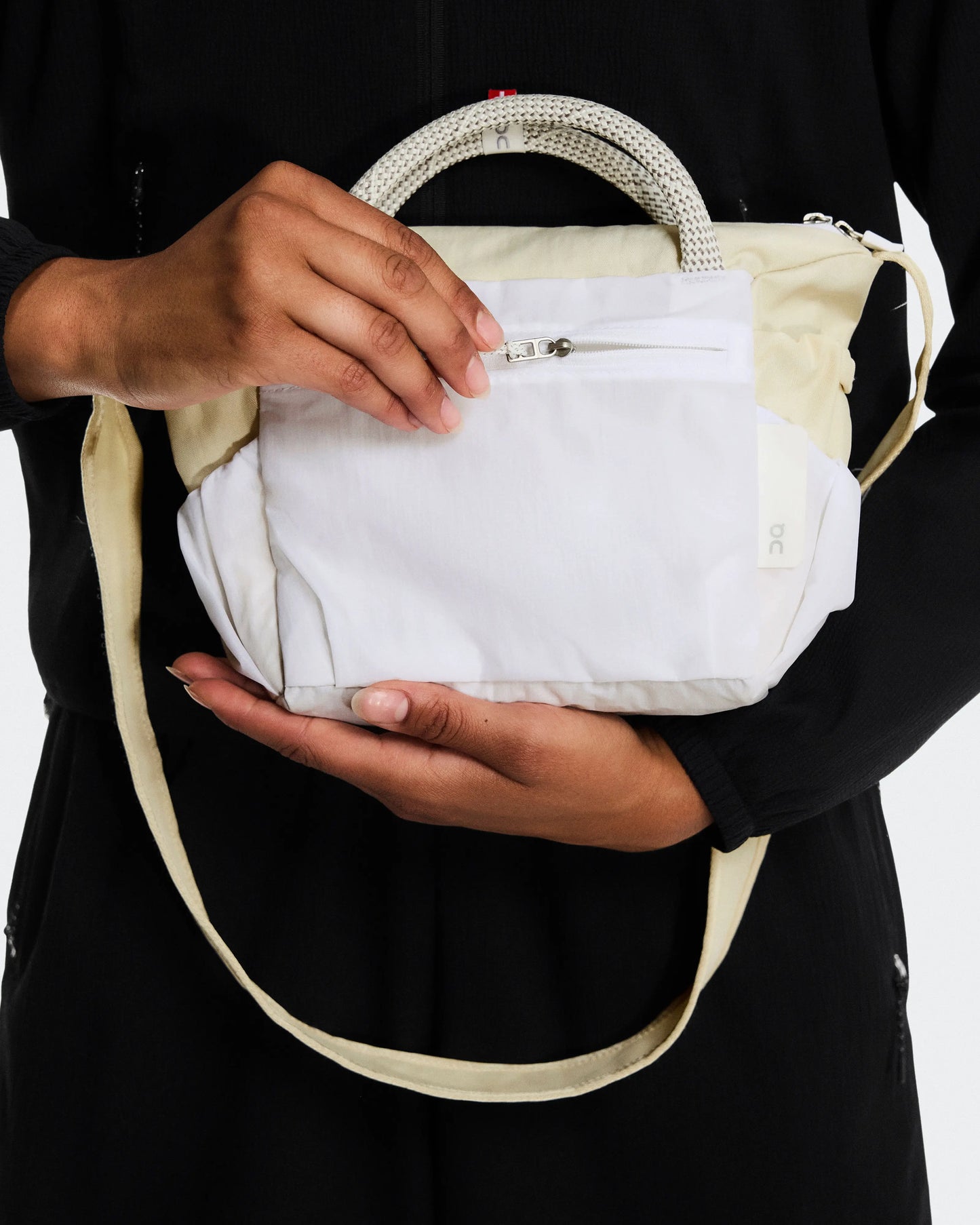 Track Pack Mini Elite Cream|White