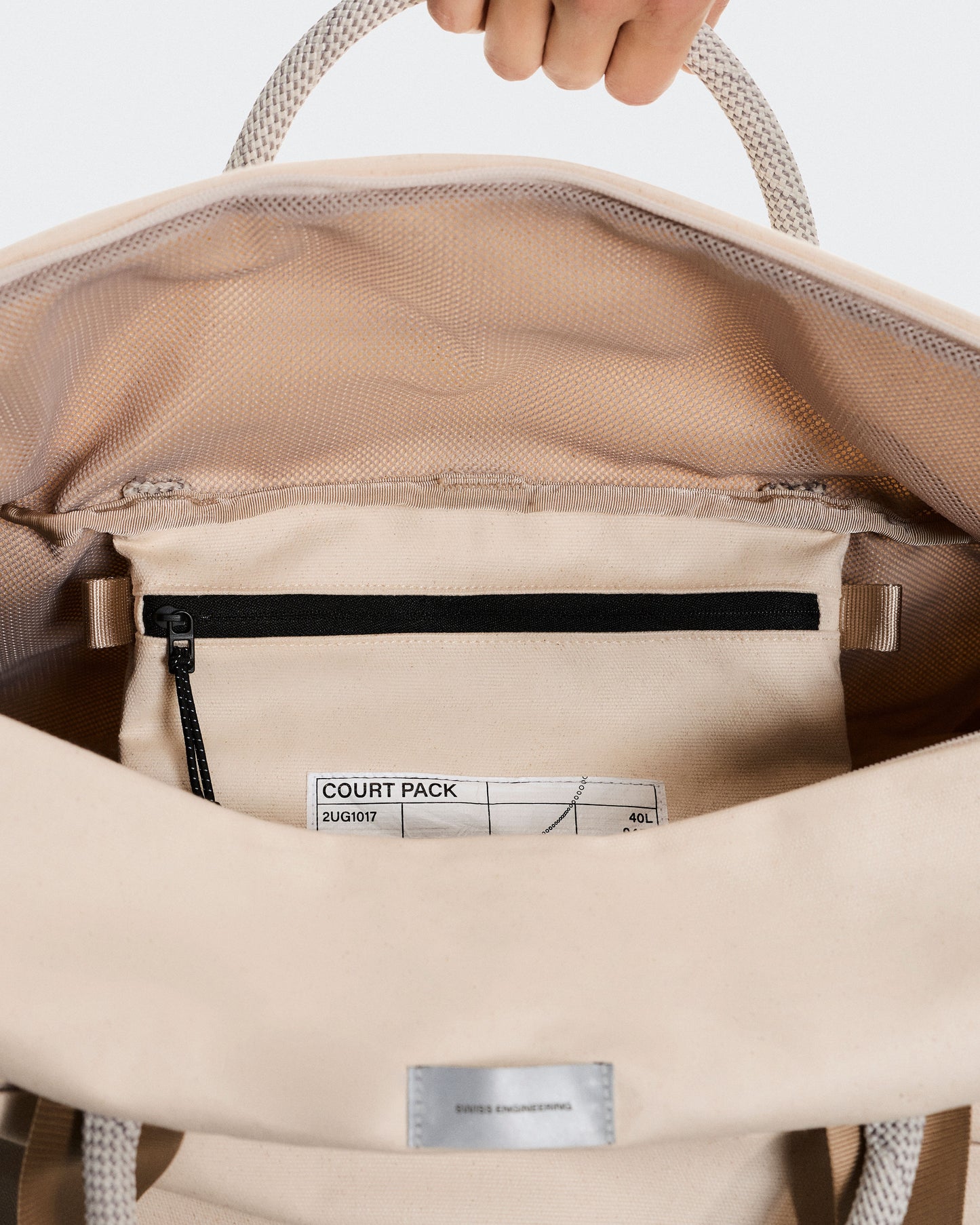 Court Pack 40L Sesame|White