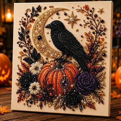 Halloween Pearl Art DIY Kit Turn Tiny Pearls into Spooky-Cute Magic